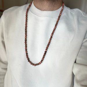 Authentic Mala/Necklace Sand Stone 108 Beads